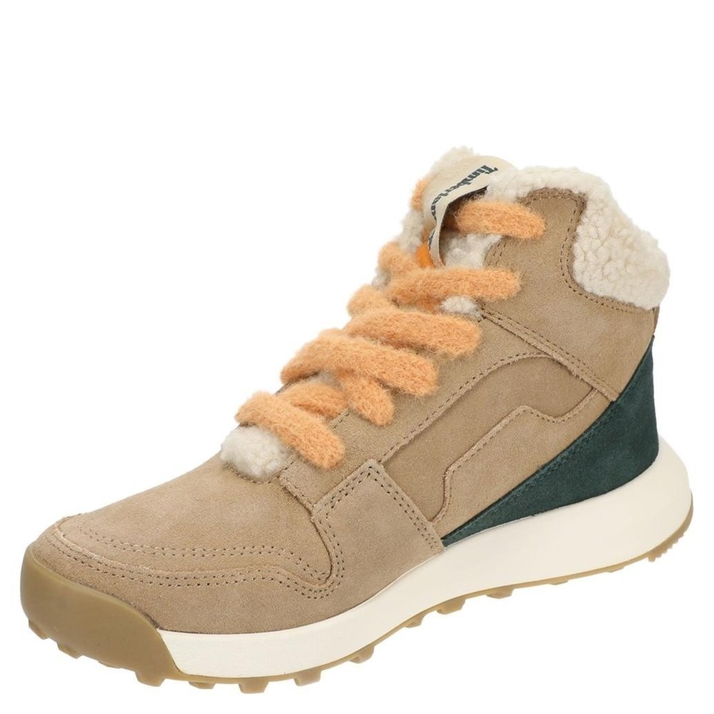 Timberland® (Women's 8.5) Retro Swift™ Sherpa Suede Shoes in Khaki - $110 - Picture 8 of 9